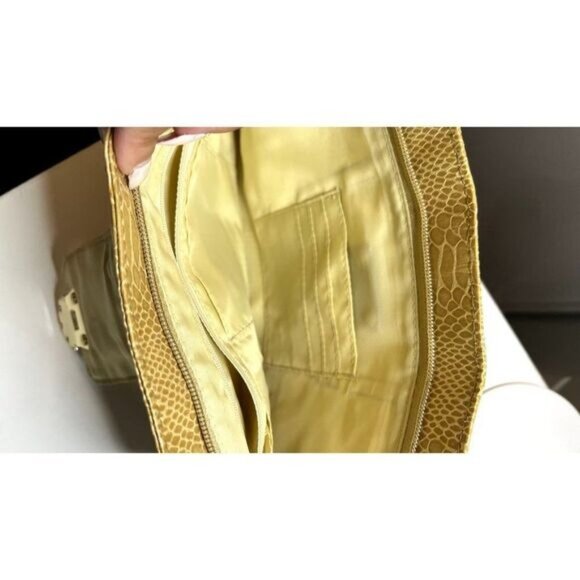 Women's Wristlet Faux Snake Skin Clutch Wallet‎ with Zipper Pocket Pouch - Picture 9 of 9